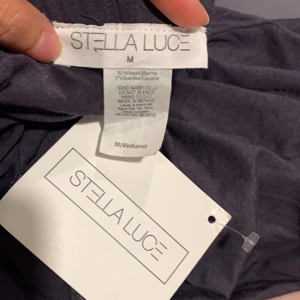 Stella Luce Gray Midi Skirt - Picture 5 of 5